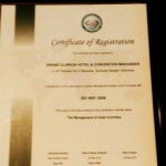 Grand Clarion Hotel Raih ISO 9001-2008